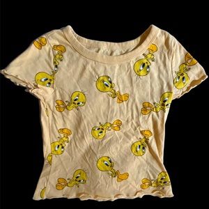Tweety Bird Top 🧡